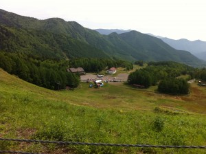 ゴール付近