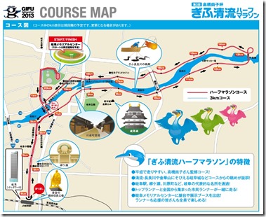 清流マラソンコース