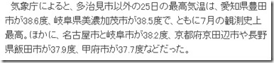 25日最高気温