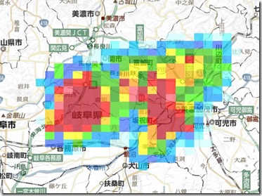 雨雲レーダー