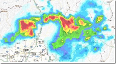 雨雲レーダー１
