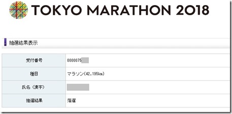 東京マラソン2018発表