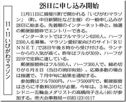 いびがわ2018申し込み