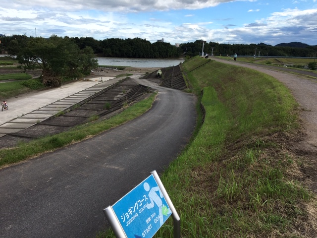 河川敷ラン