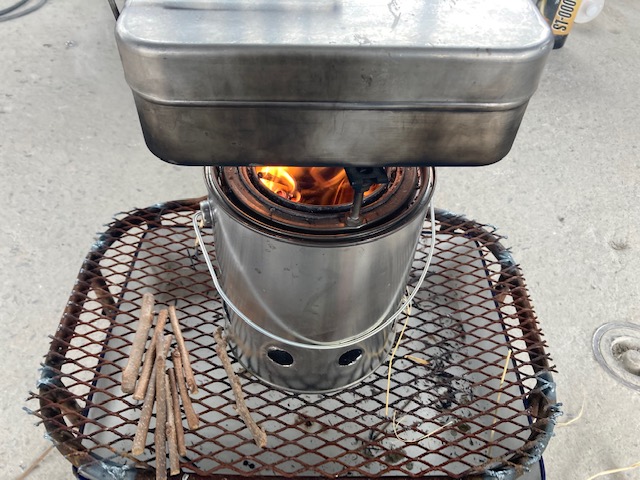 一斗缶ウッドストーブ