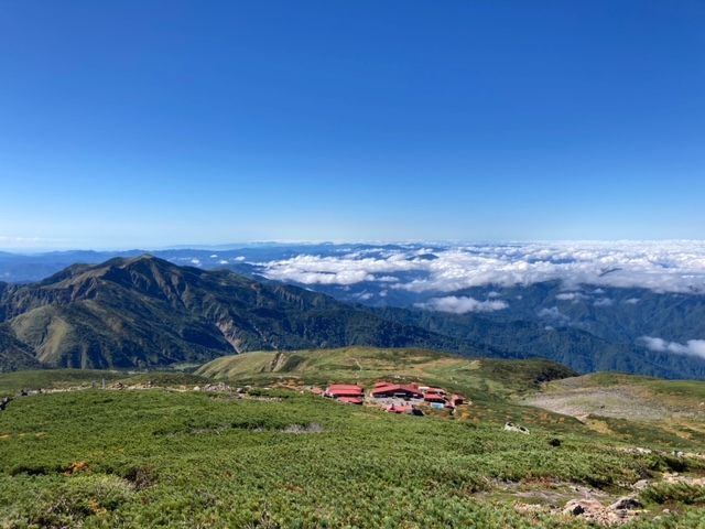 御前峰登山