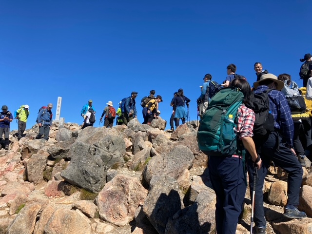 御前峰登山