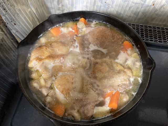 チキンのワイン煮